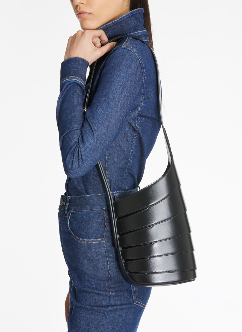 Alaïa BABEL SMALL BAG IN GLOSSY SMOOTH CALFSKIN outlook
