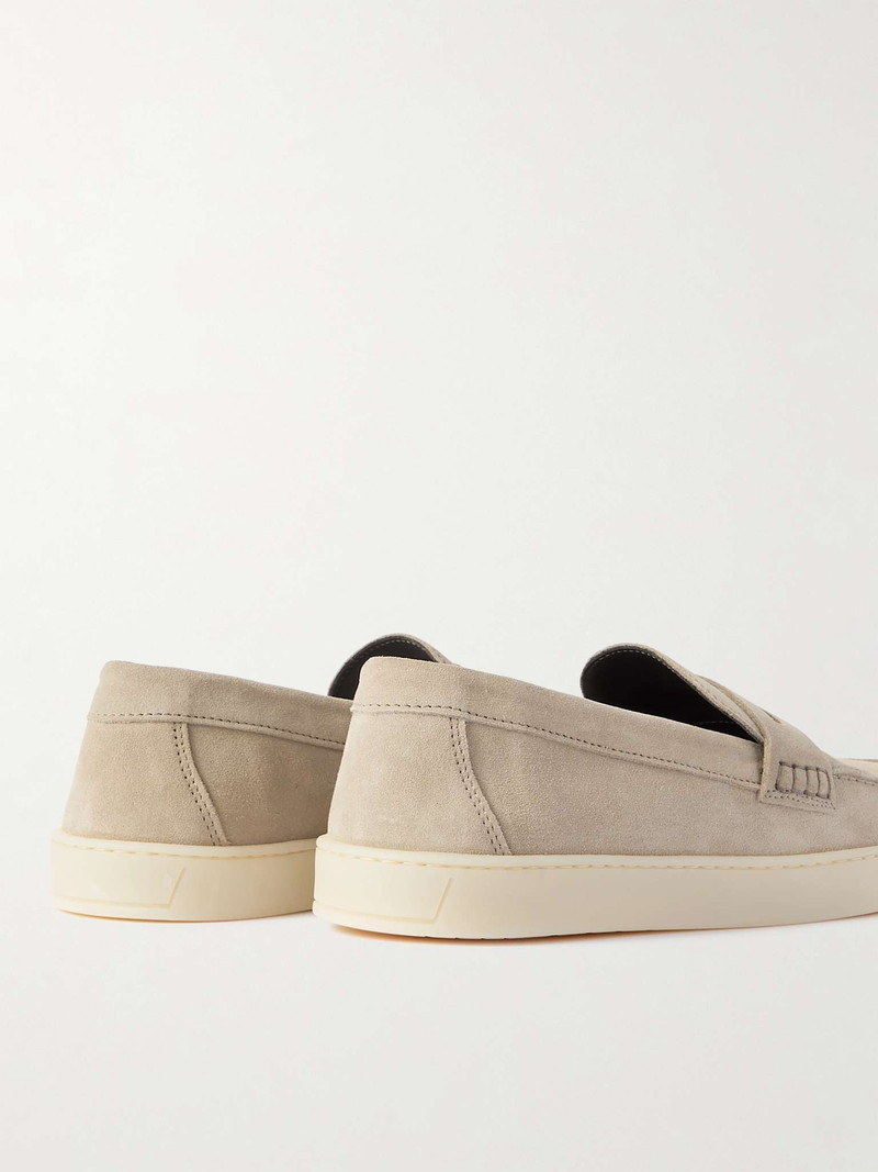 Suede Penny Loafers 5