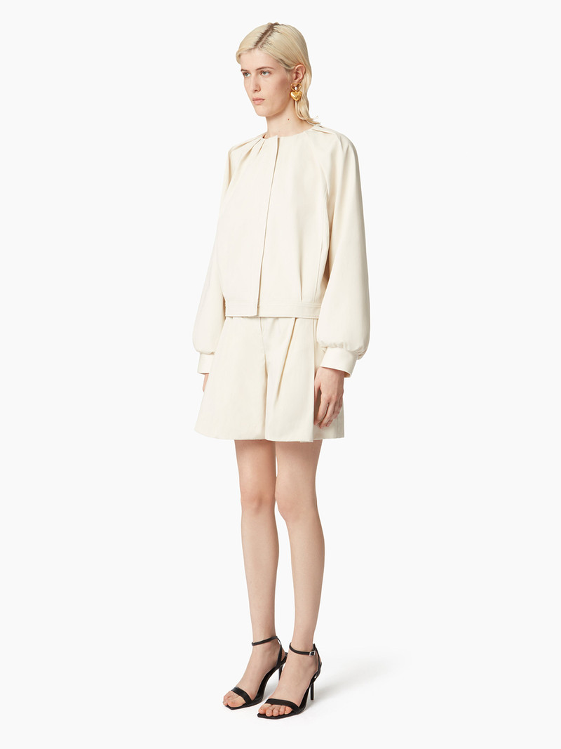 NINA RICCI SHORT COTTON BOMBER outlook