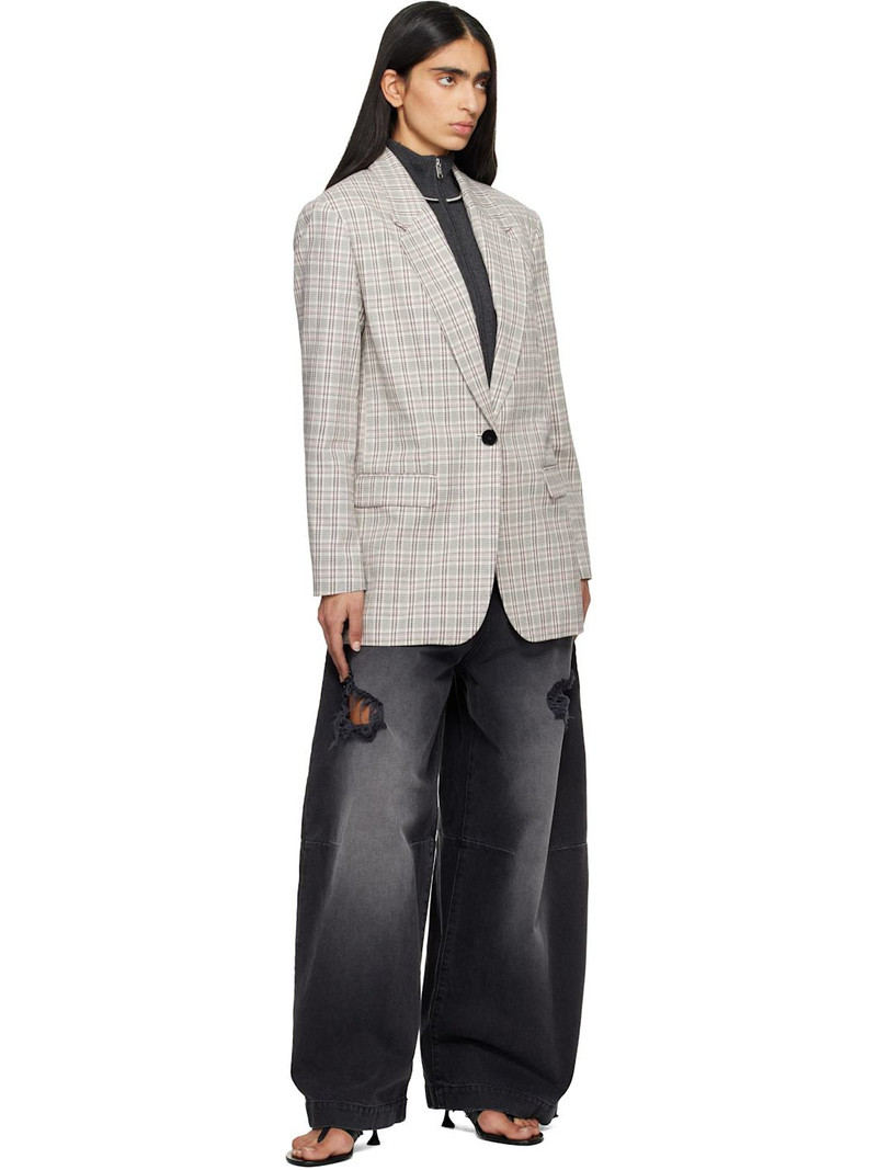 Isabel Marant Étoile Off White & Pink Selda Blazer outlook