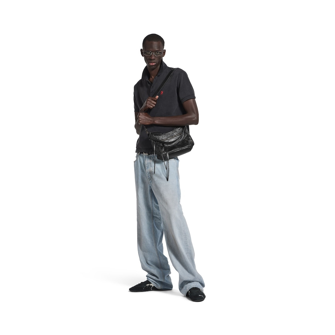 Men's Le City Moto Small in Black - 7