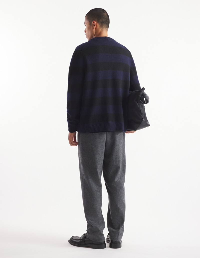 FESTIVE PROFILE FOX PATCH STRIPPED CARDIGAN 5