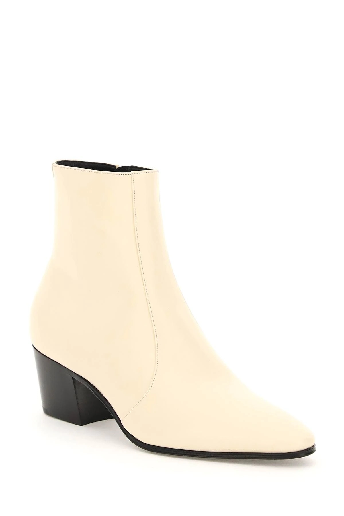 LEATHER VASSILI ANKLE BOOTS - 4