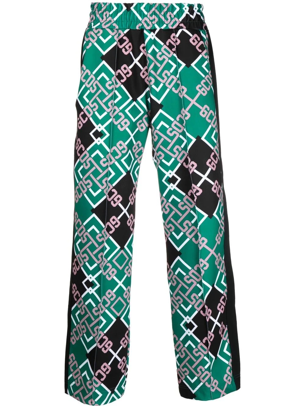 logo-print straight-leg track pants - 1