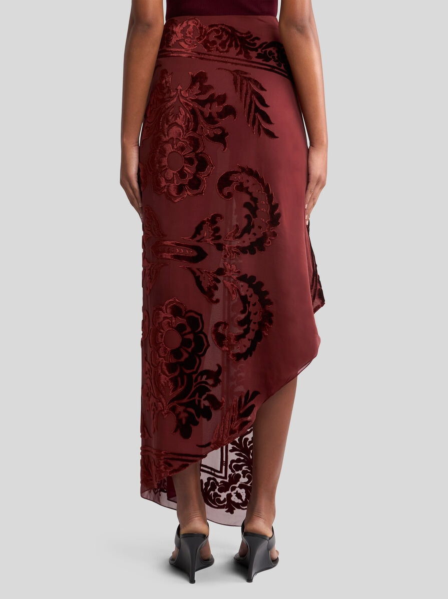 SKIRT WITH SEE-THROUGH EFFECT - 4