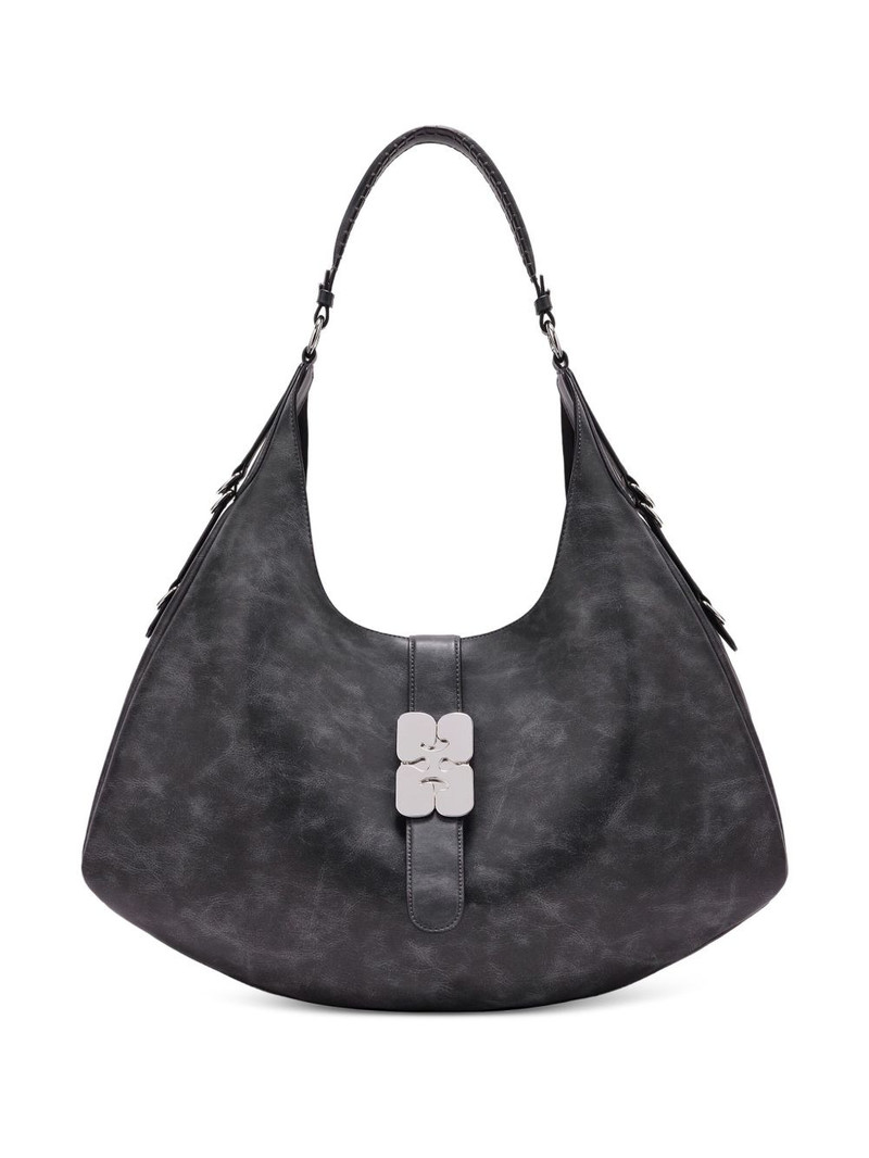 small Kat flower-buckle shoulder bag 1