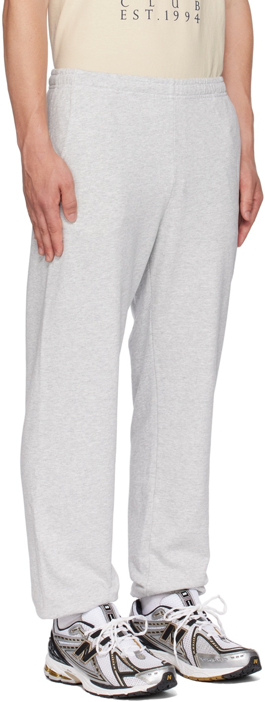 Gray 'NY Health Club' Sweatpants - 2