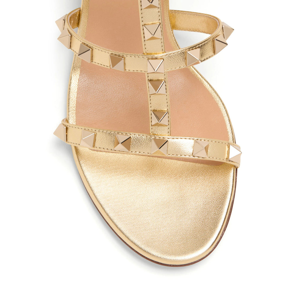 Valentino Garavani Gold Mules Women - 3