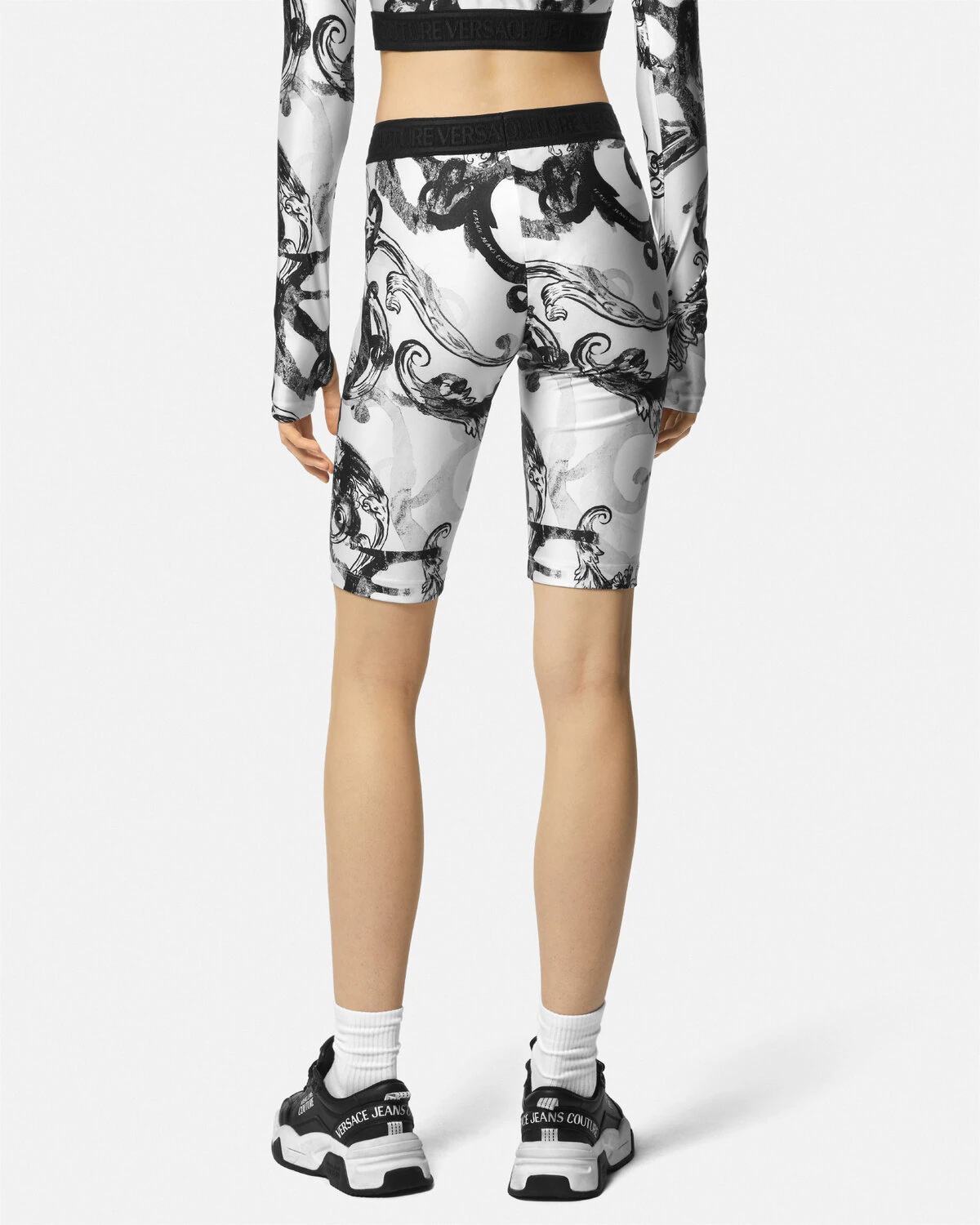 Watercolour Couture Bicycle Shorts - 5