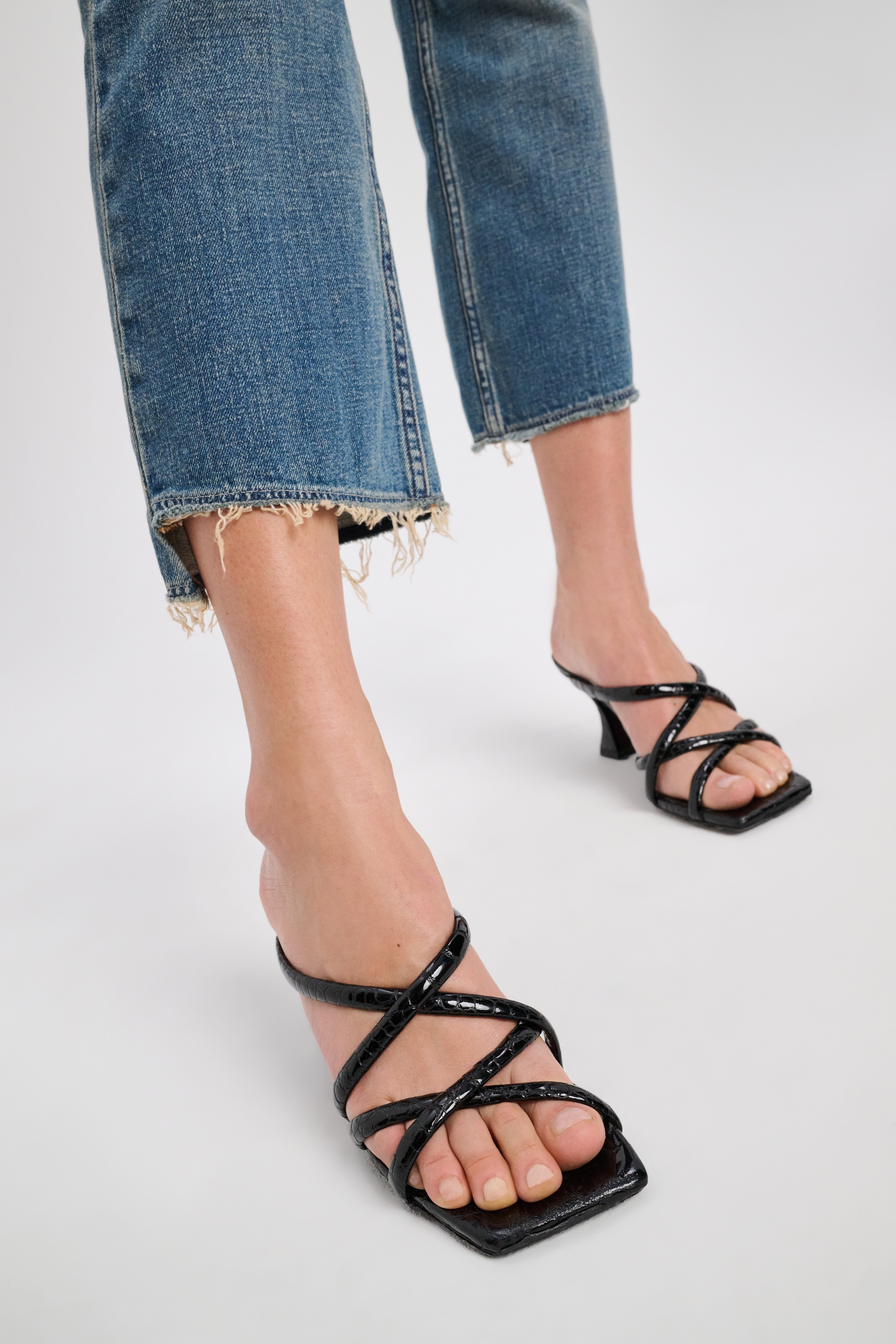 EXOTIC SHINE heeled sandal - 5