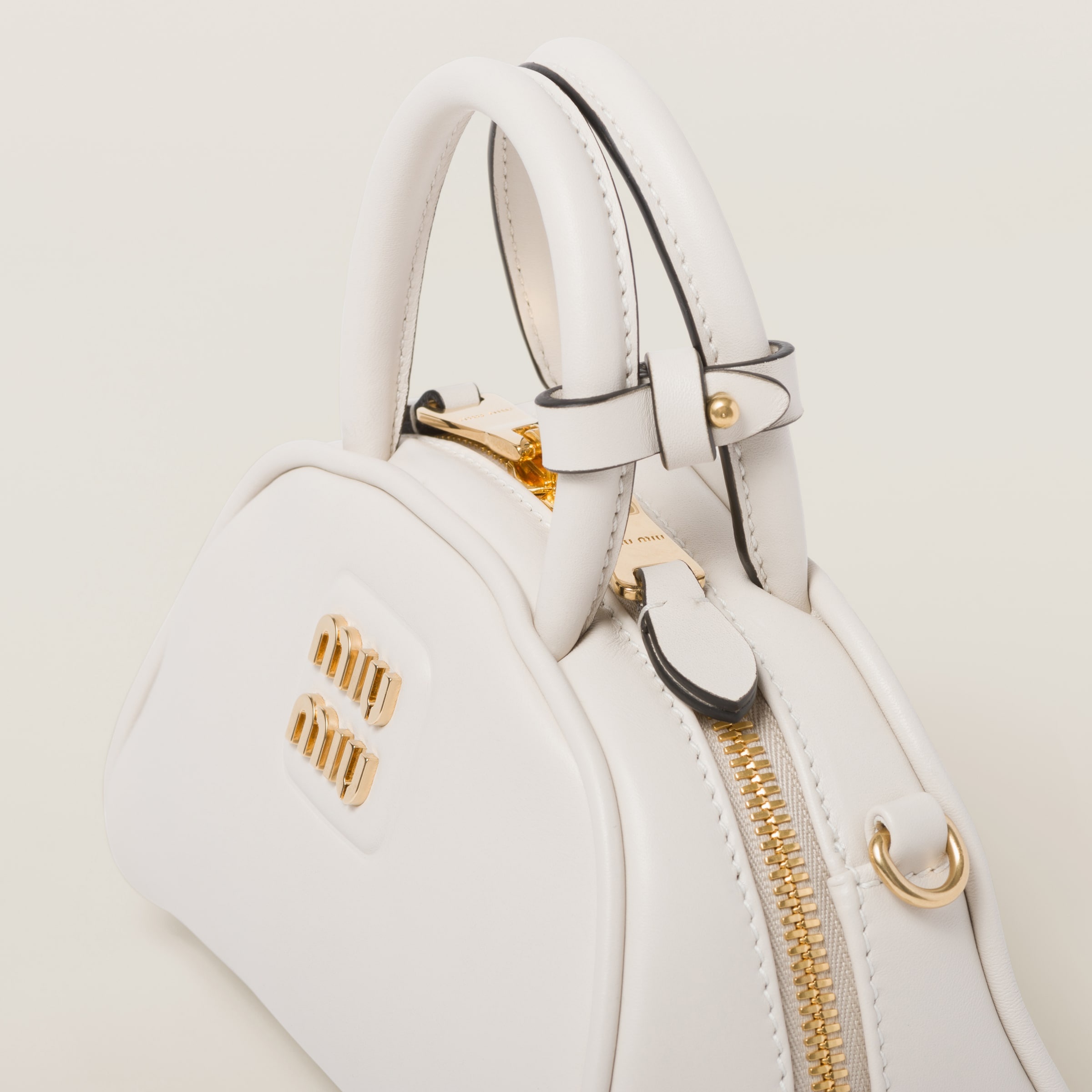 Leather top-handle bag - 4