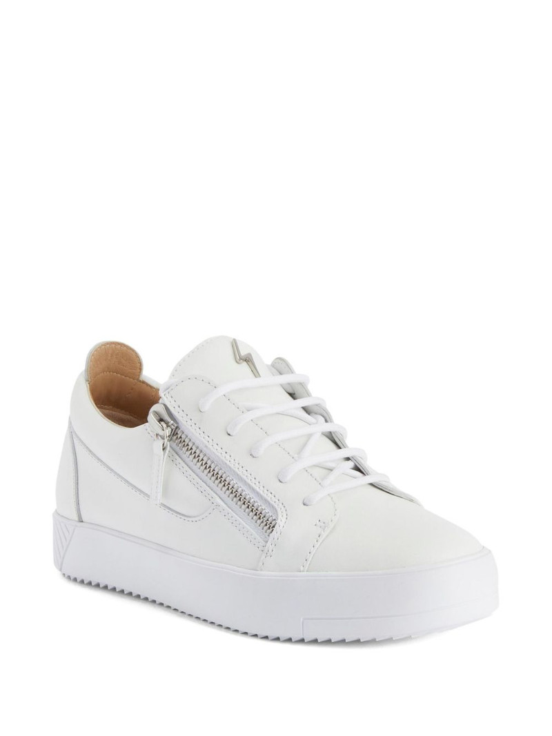 Giuseppe Zanotti Gail lace-up zip-detail sneakers outlook
