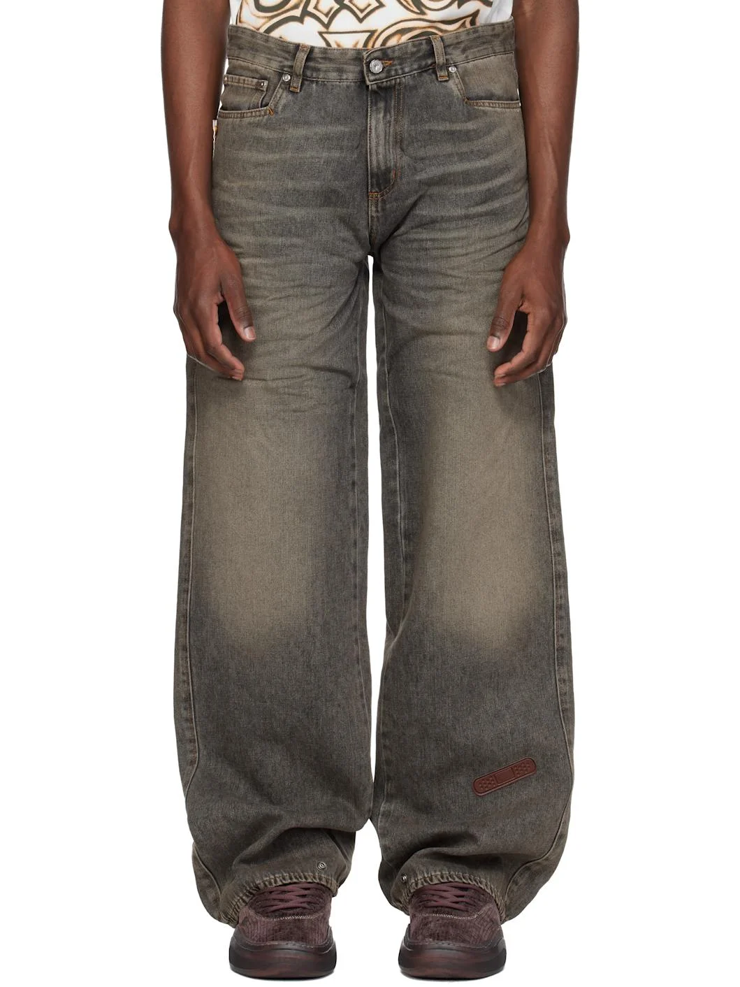 Gray 'Rich Kid' Jeans - 1