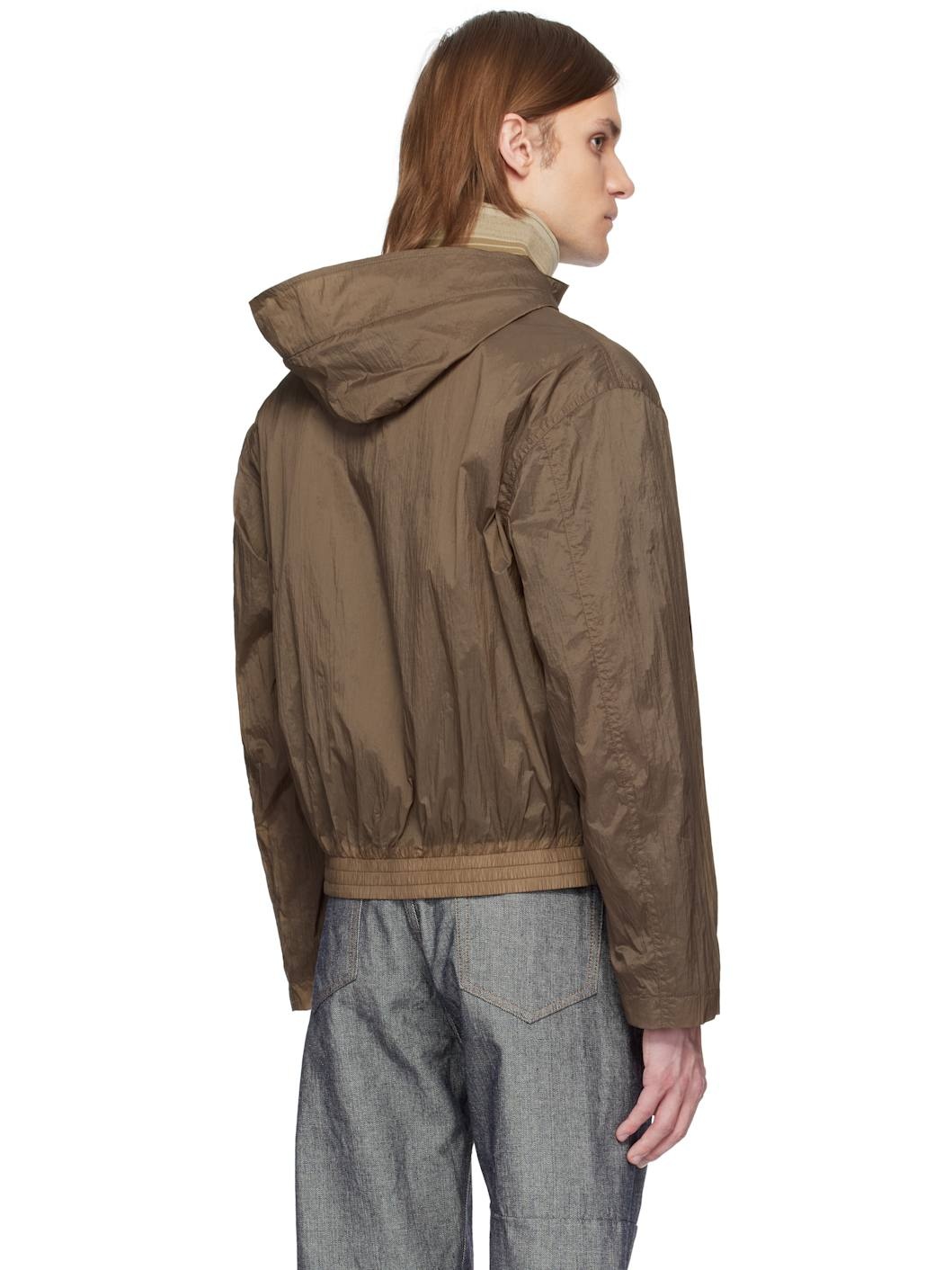Brown Purs Light Nylon Jacket - 3