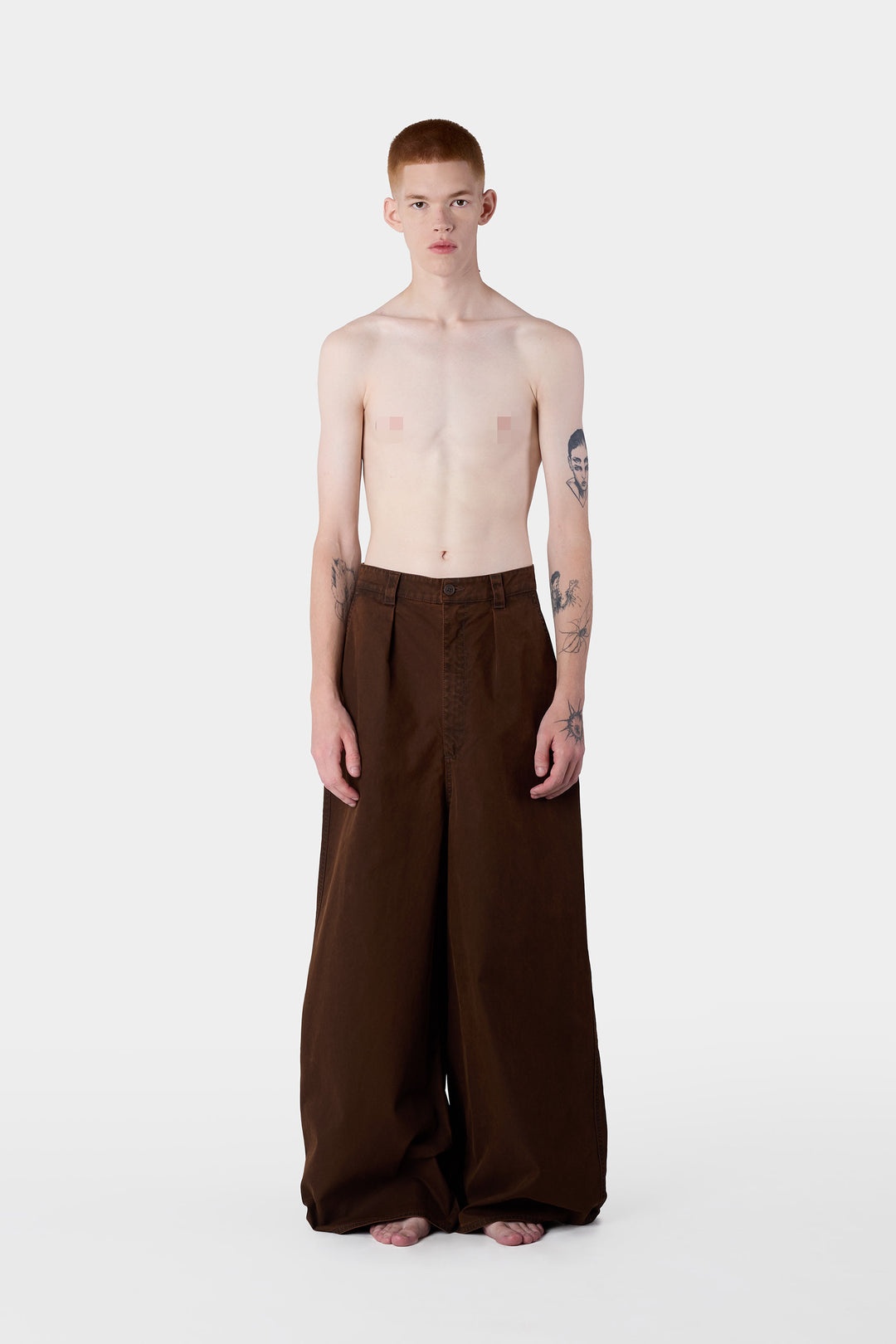 EXTRA OVER PANTS / brown - 3