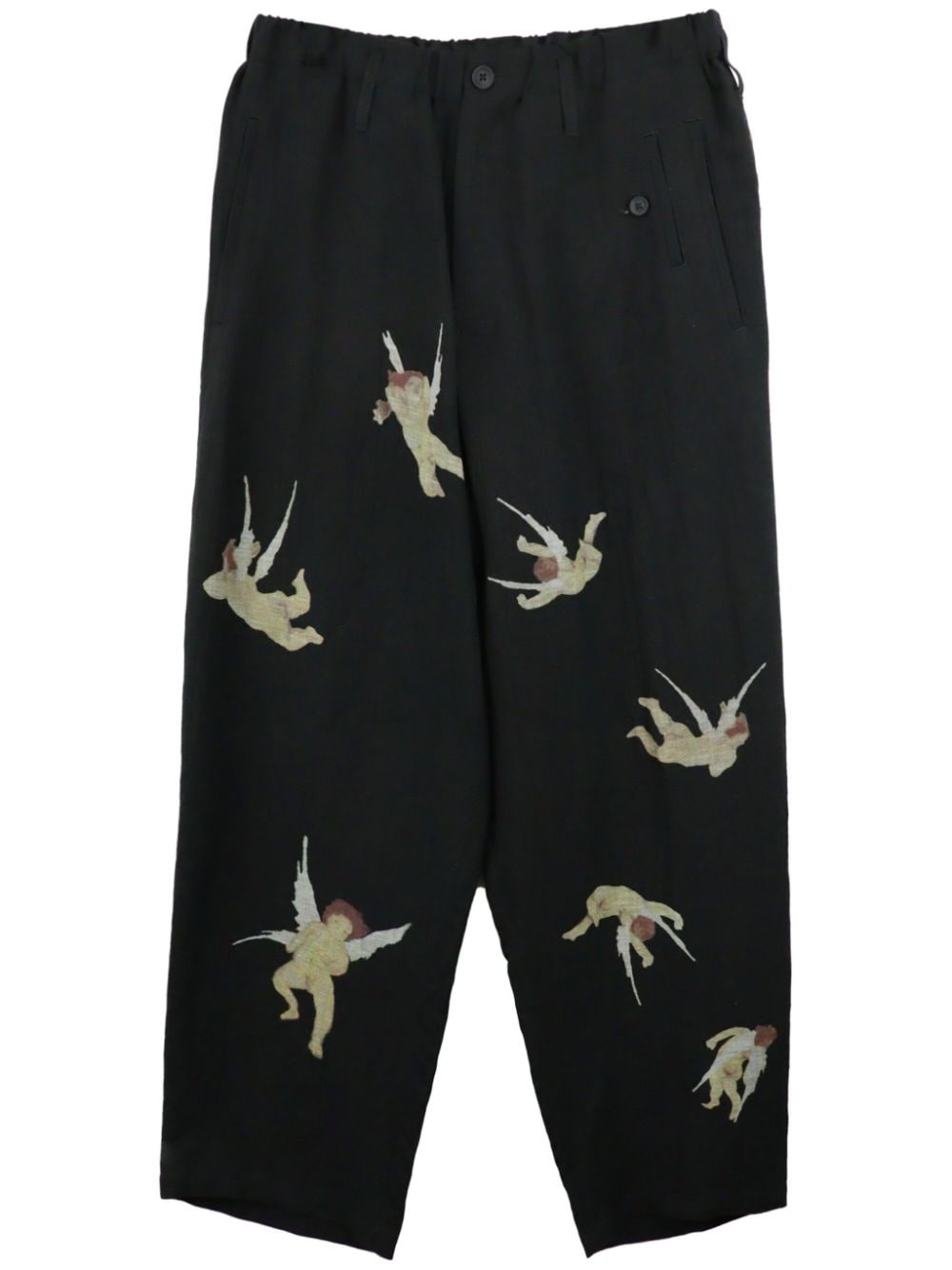 angel-print trousers - 1