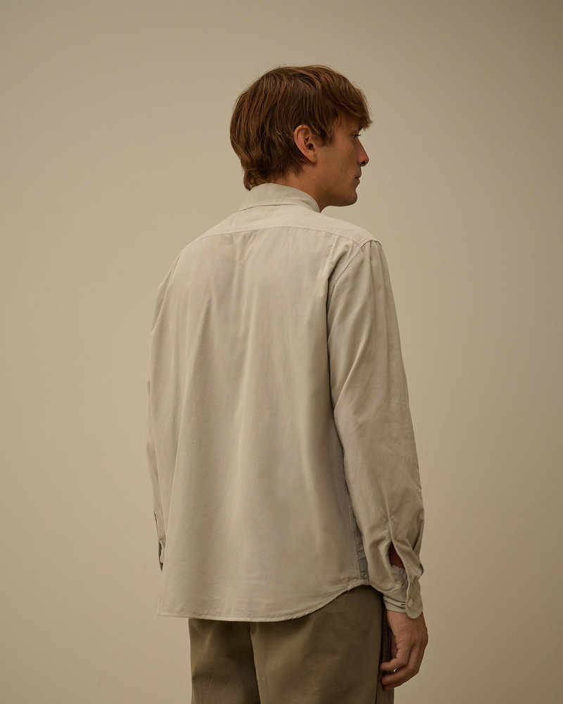 2000 Stripes Corduroy Long Sleeve Button Shirt 4