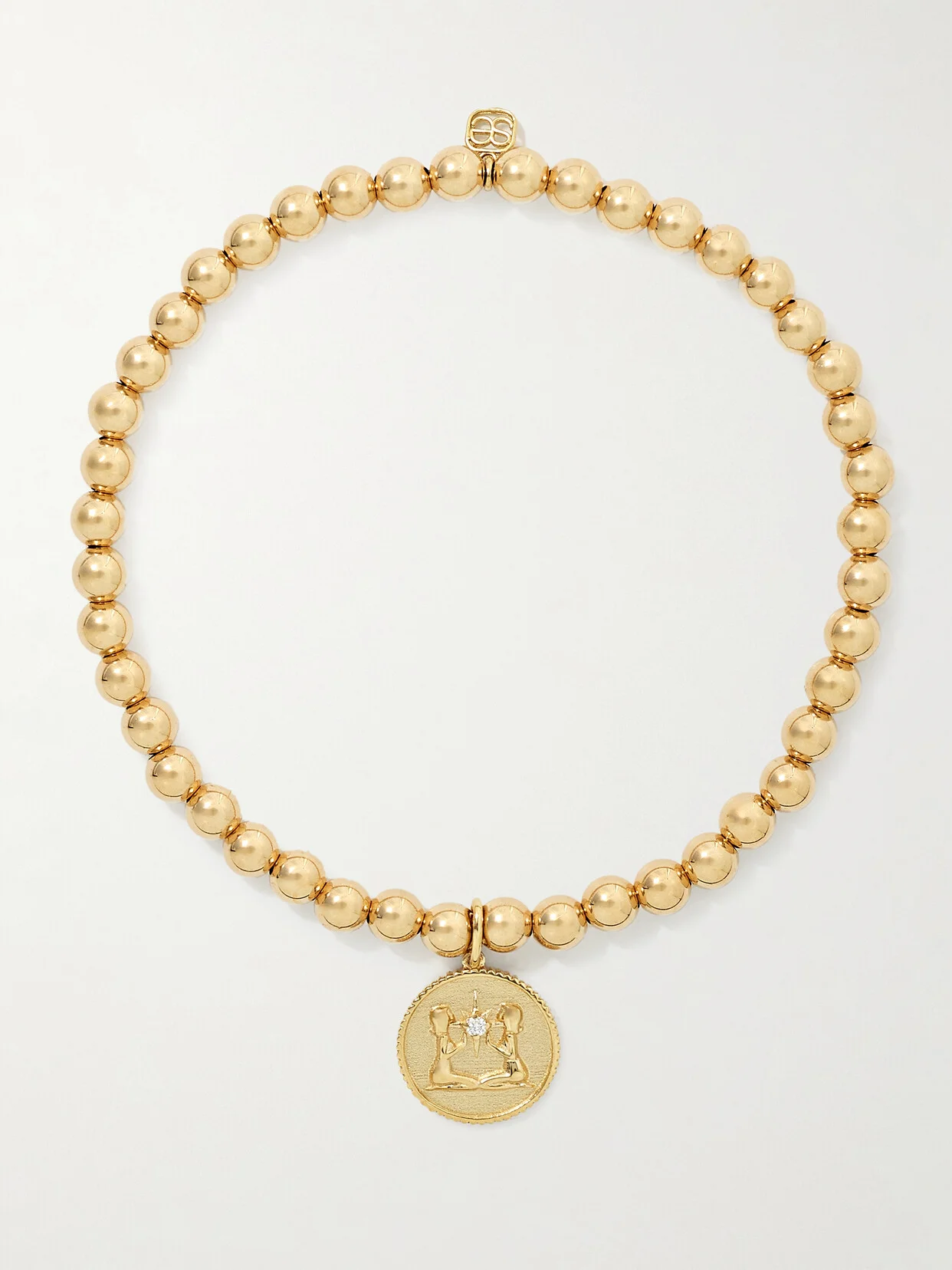 Gemini 14-karat Gold Diamond Bracelet - 1
