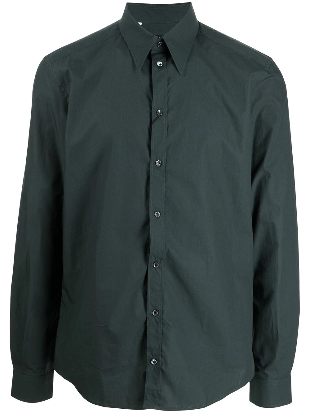 button-fastening long-sleeve shirt - 1