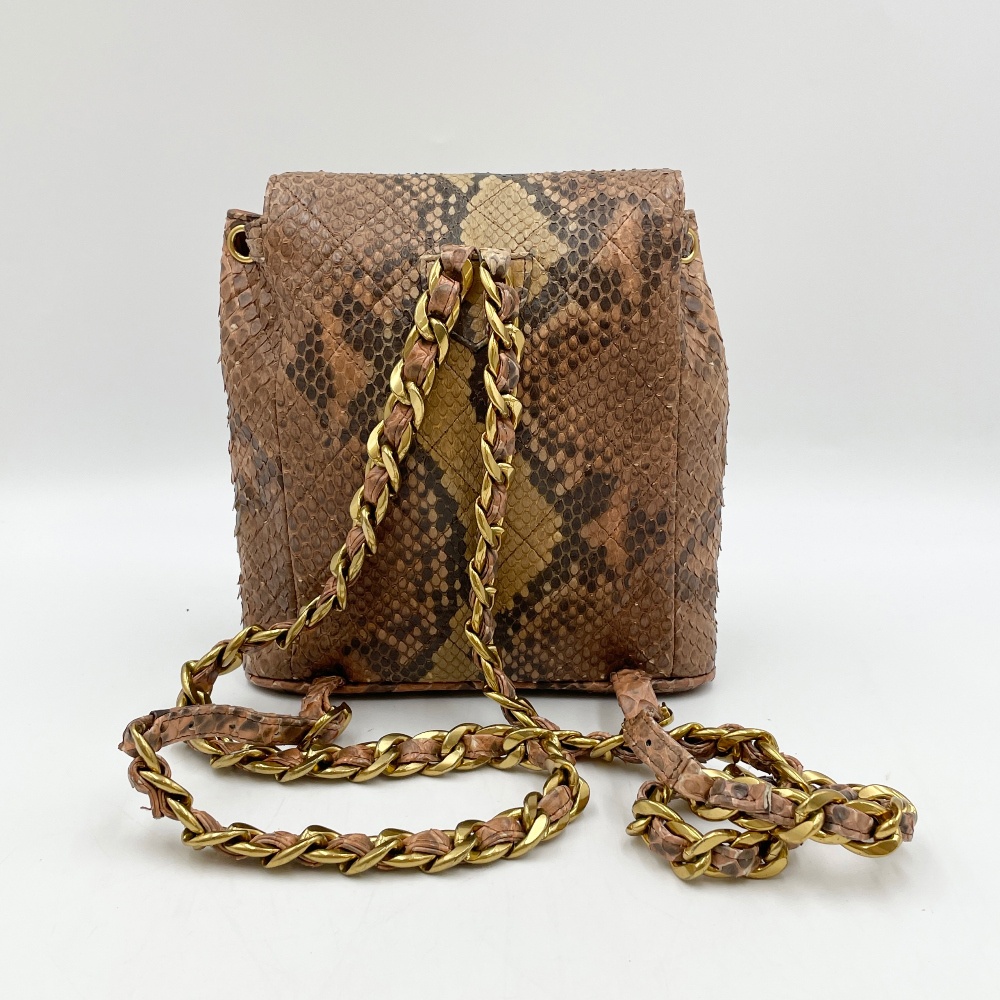 Chanel Snake Skin Duma Backpack - 5