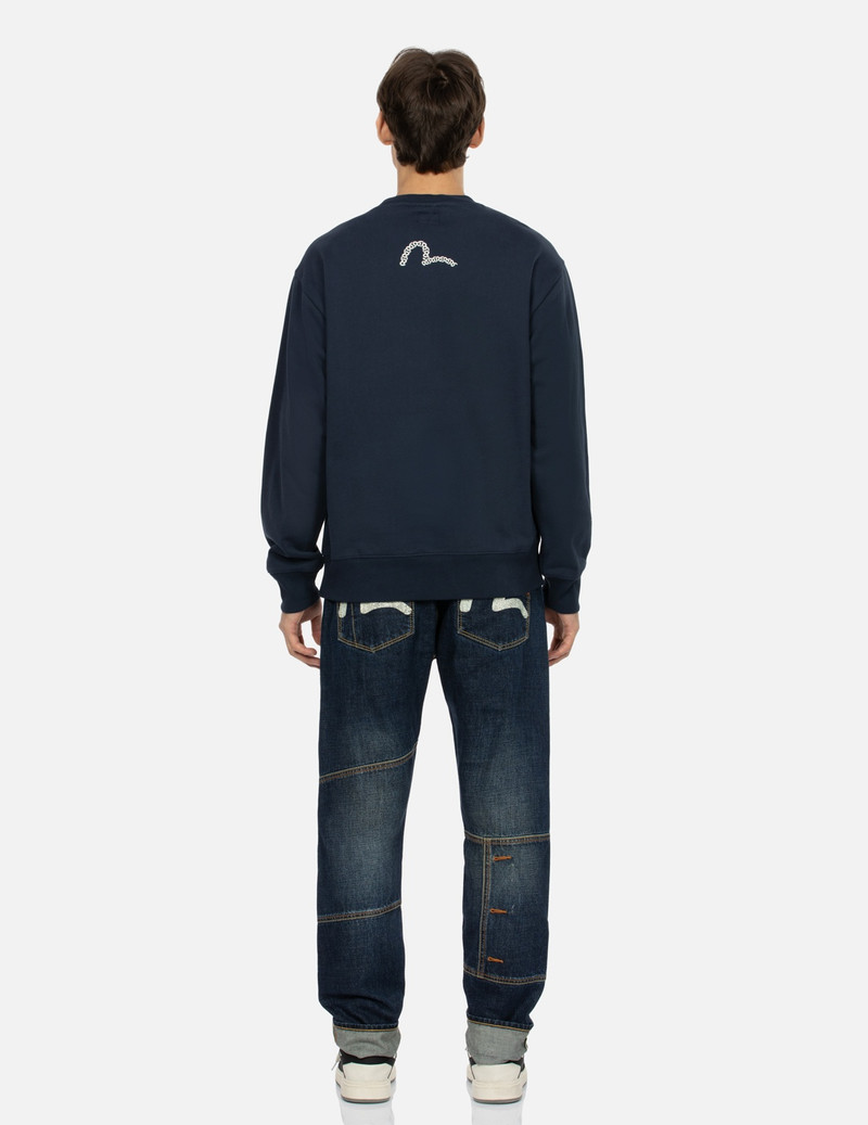 EVISU TRIPLE BOX LOGO PRINT RELAX FIT SWEATSHIRT outlook