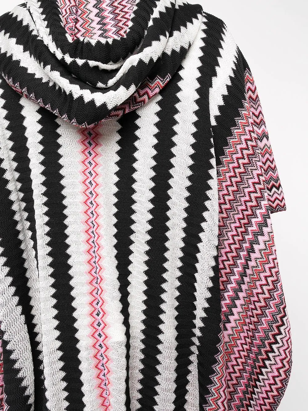 zigzag striped cape - 5