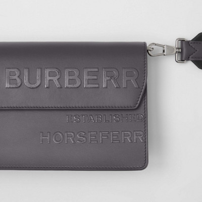 Burberry Horseferry Print Leather Crossbody Bag outlook
