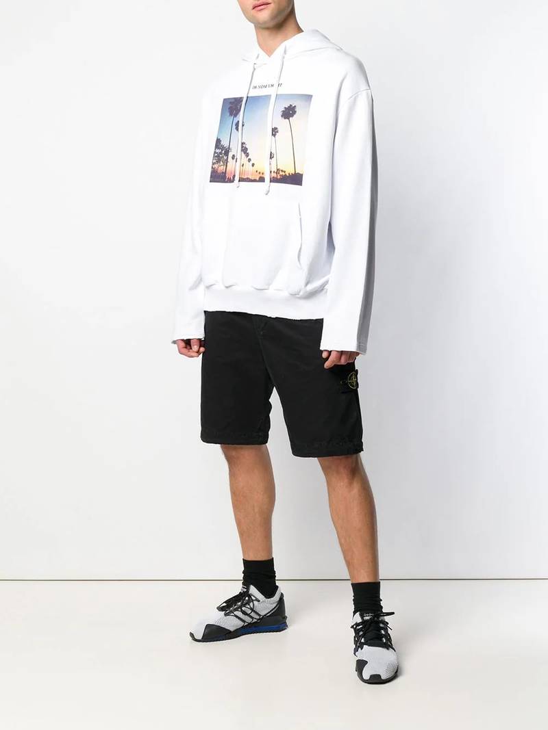 ih nom uh nit sunset print hoodie outlook