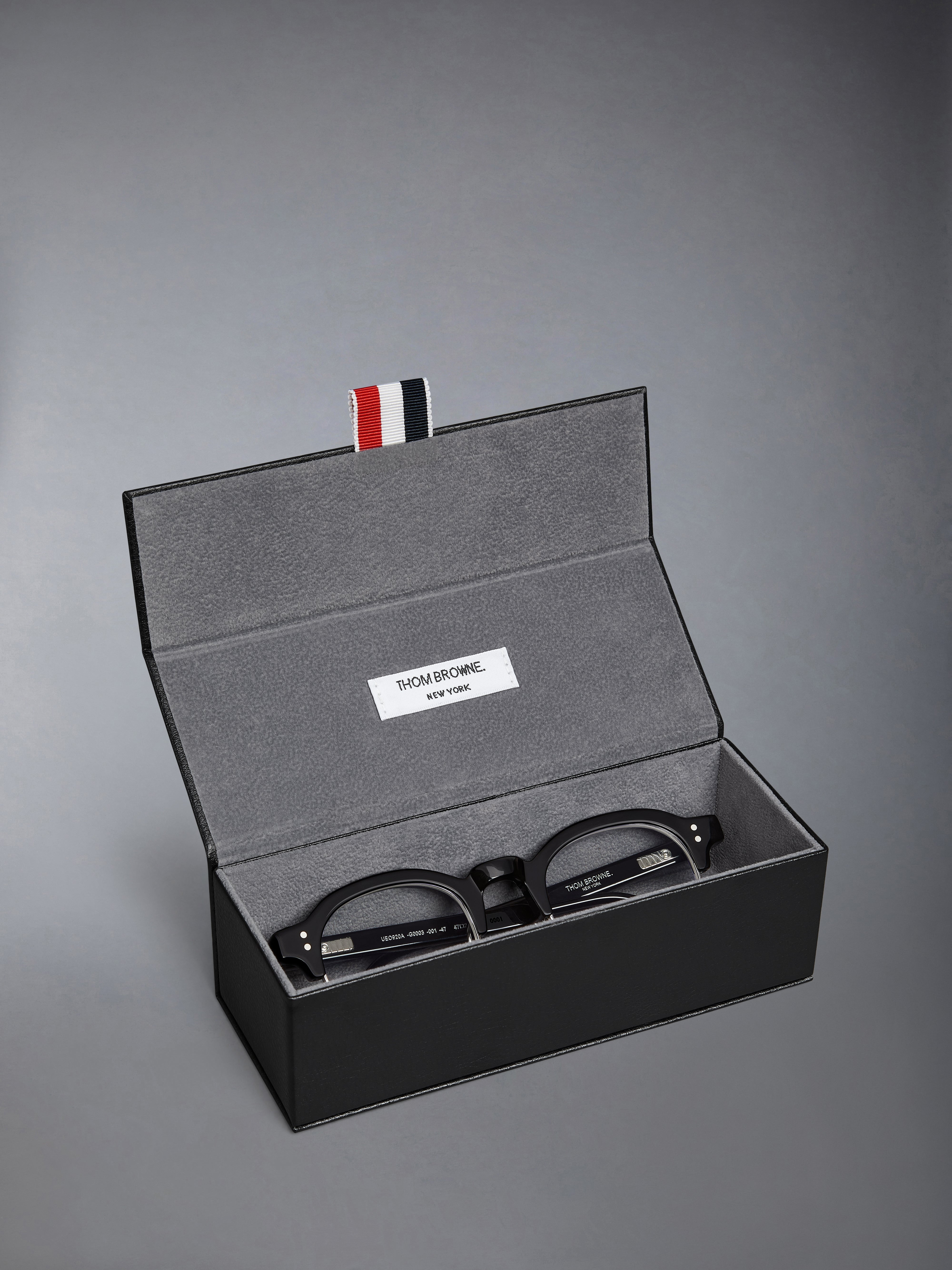 Acetate And Titanium Oval Eyeglasses - 8