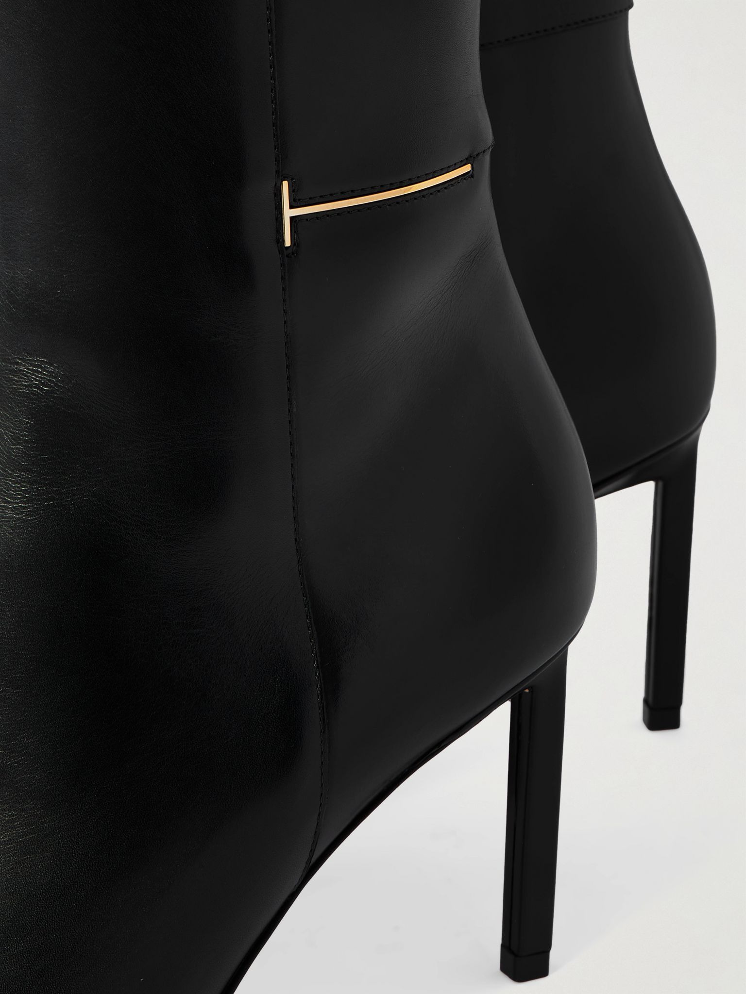 Julianne embellished leather ankle boots Black - 4