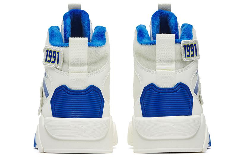 (WMNS) ANTA Flame 3 High 'White Blue' 122248088-10 - 4