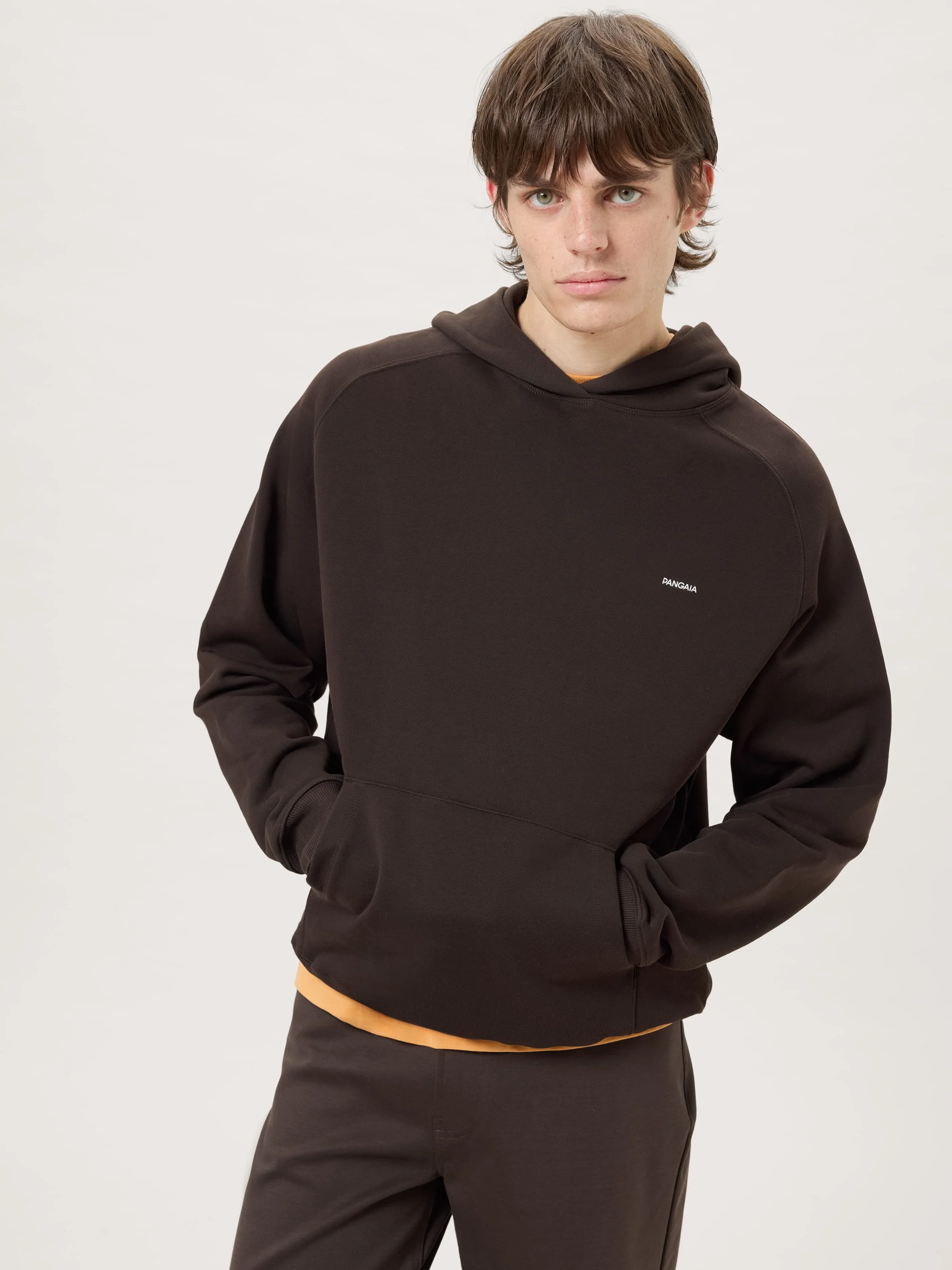 Mens Midweight Logo Hoodie - Obsidian Core - 1
