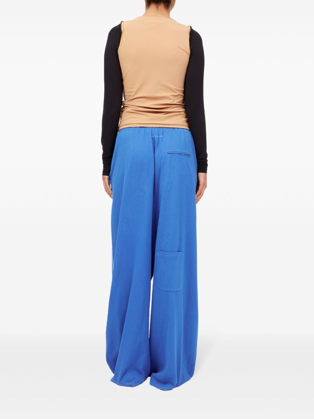 two-tone exposed-seam top - 4