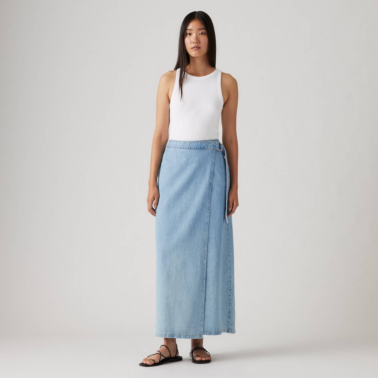 COLUMN WRAP SKIRT - 2