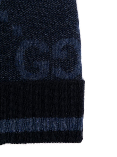 GUCCI GG cashmere beanie hat outlook