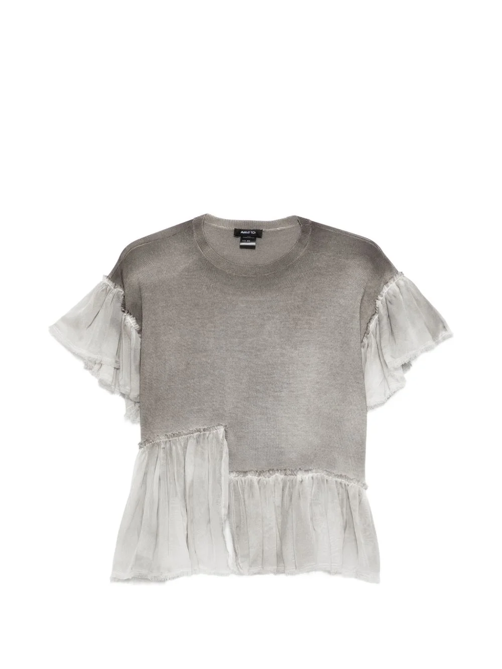 ruffled T-shirt - 1