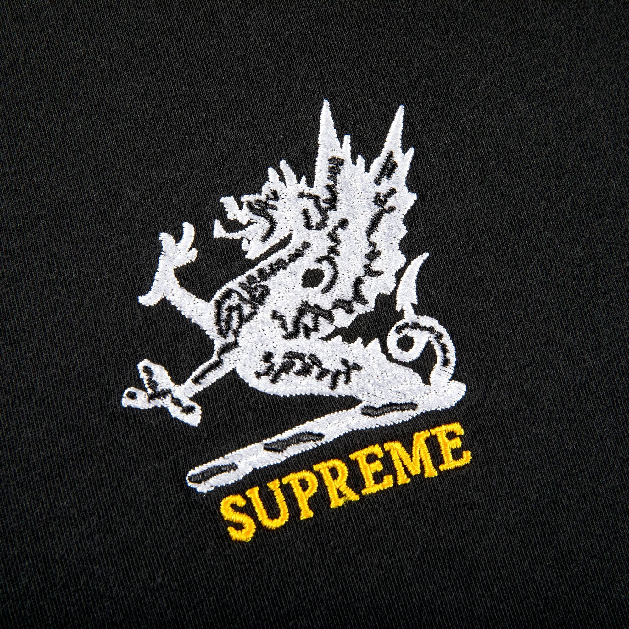 Supreme Dragon Ringer Tee 'Black' - 2