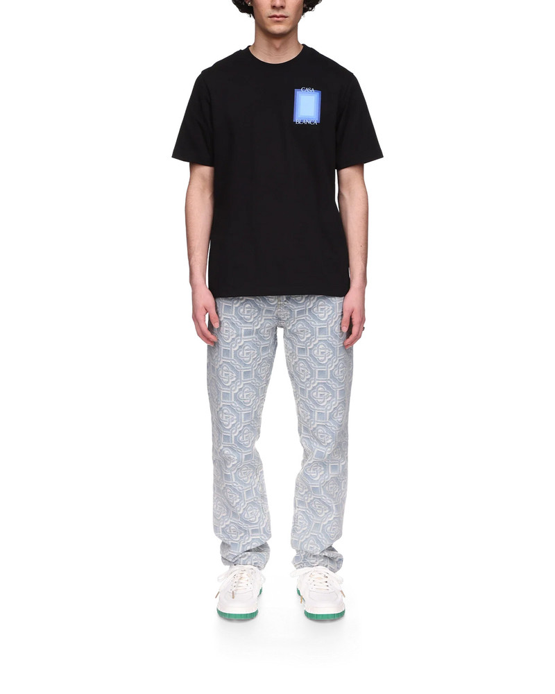 Gradient Stacked Logo T-Shirt | Casablanca Paris 4