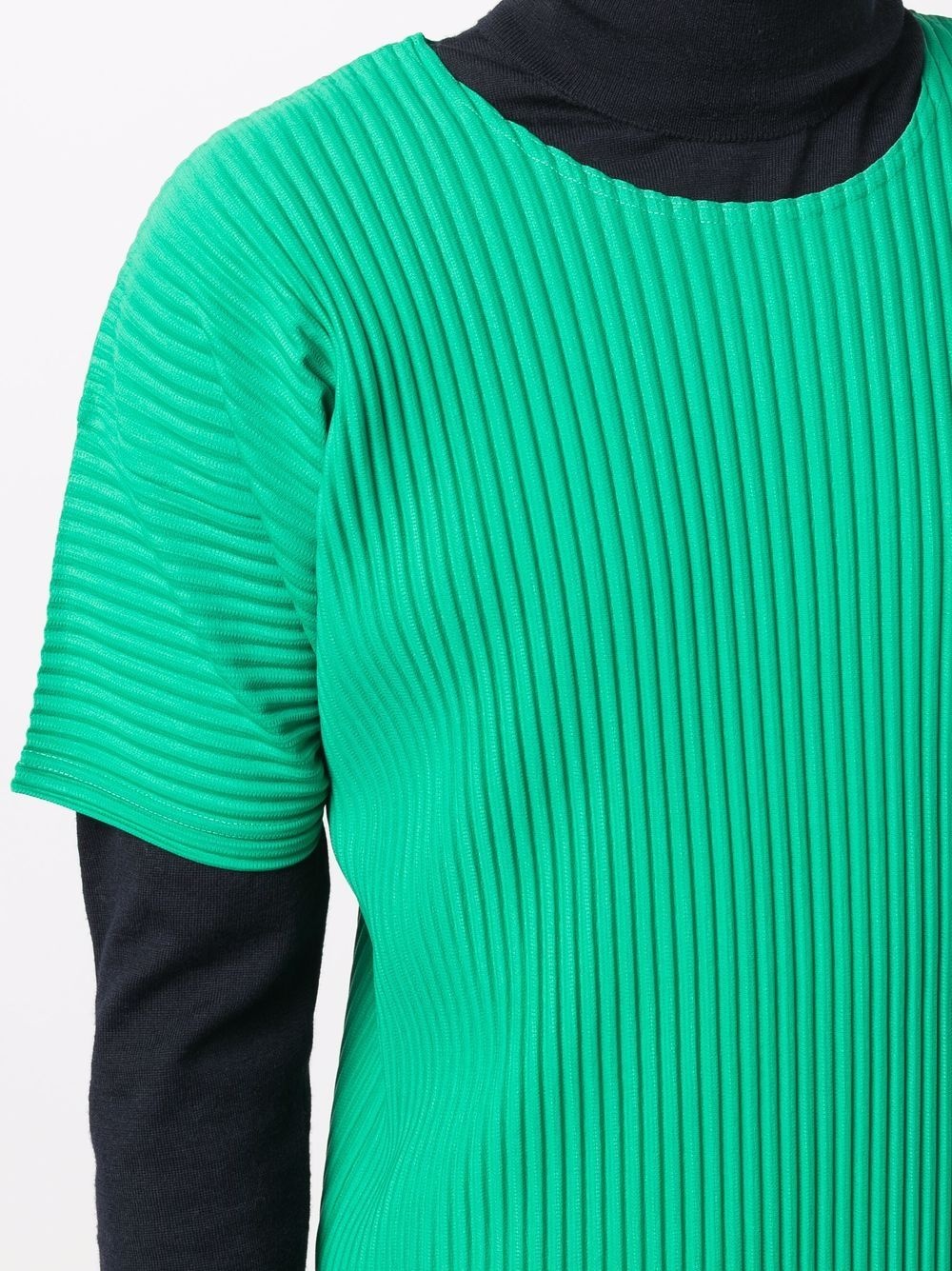 ribbed round-neck T-shirt - 5