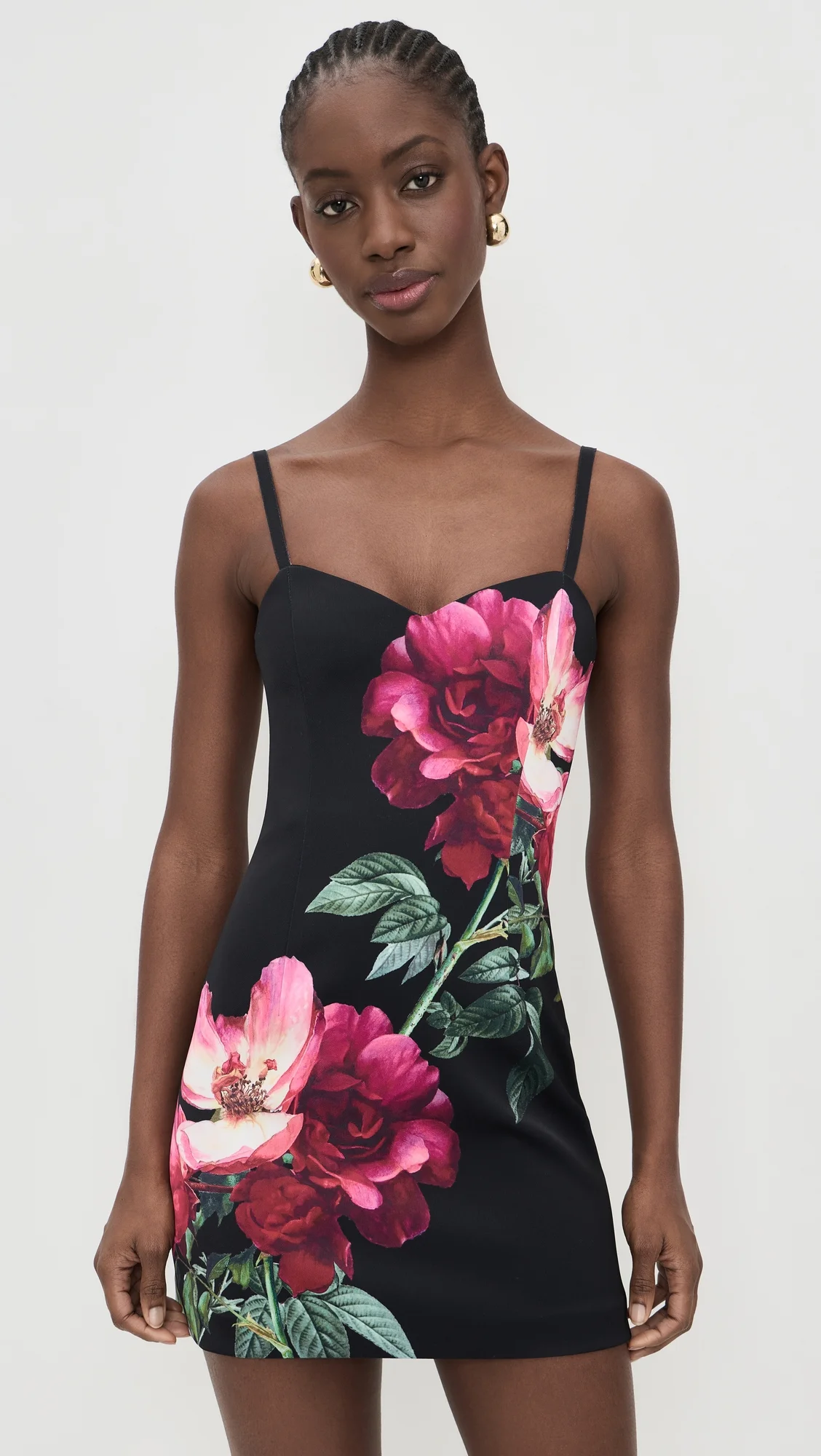 Nina Sweetheart Spaghetti Strap Mini Dress - 1