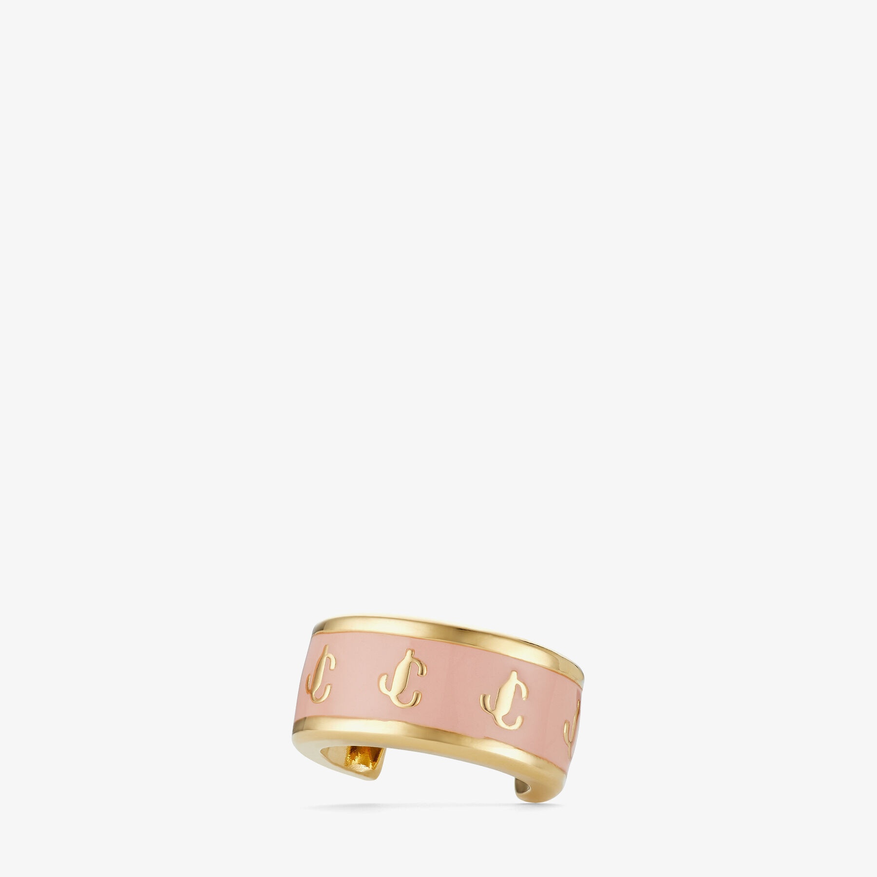 Single JC Ear Cuff
Gold-Finish Metal and Blossom Enamel JC Ear Cuff - 3
