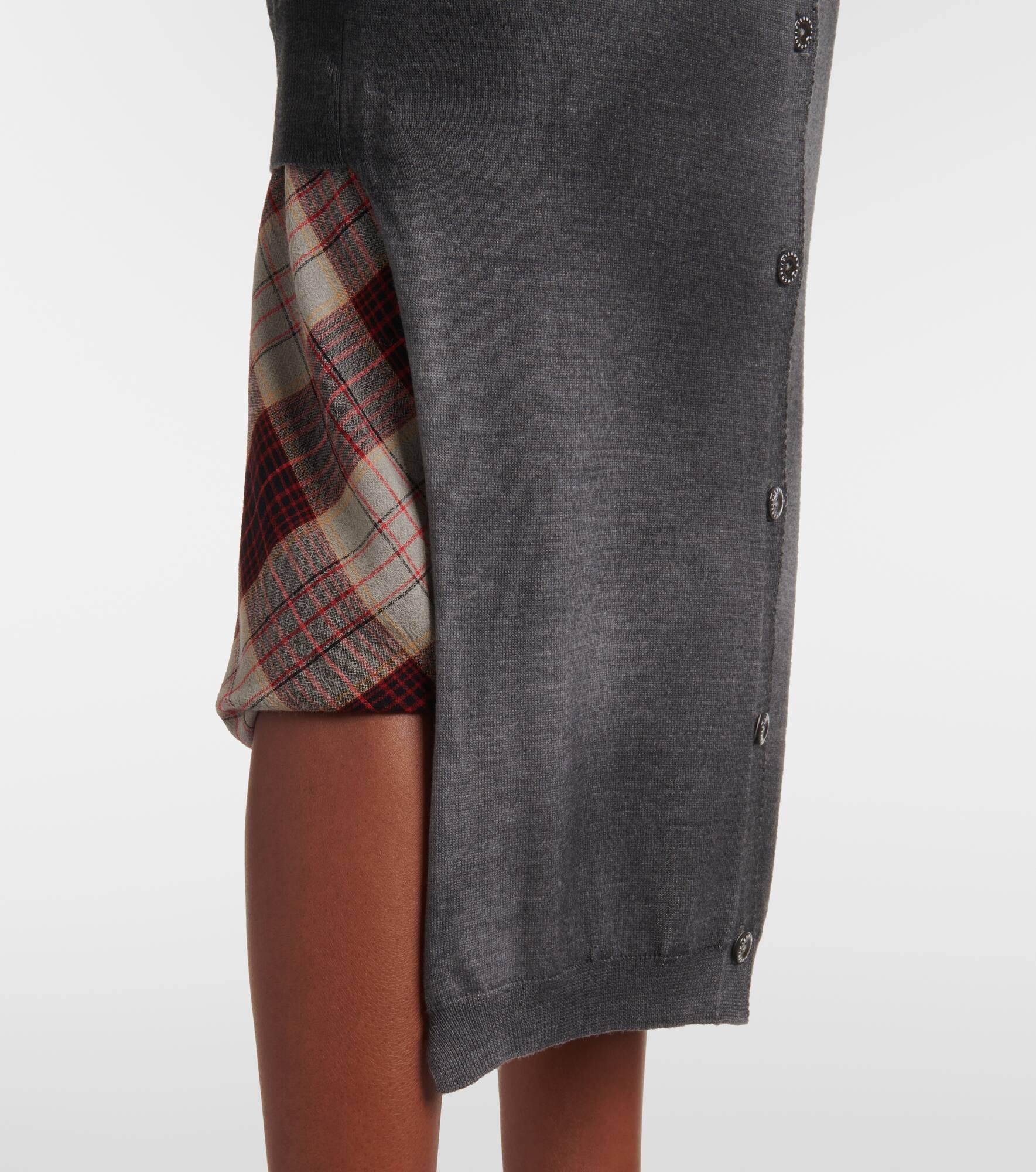 Orb ruched wool sweater dress - 6