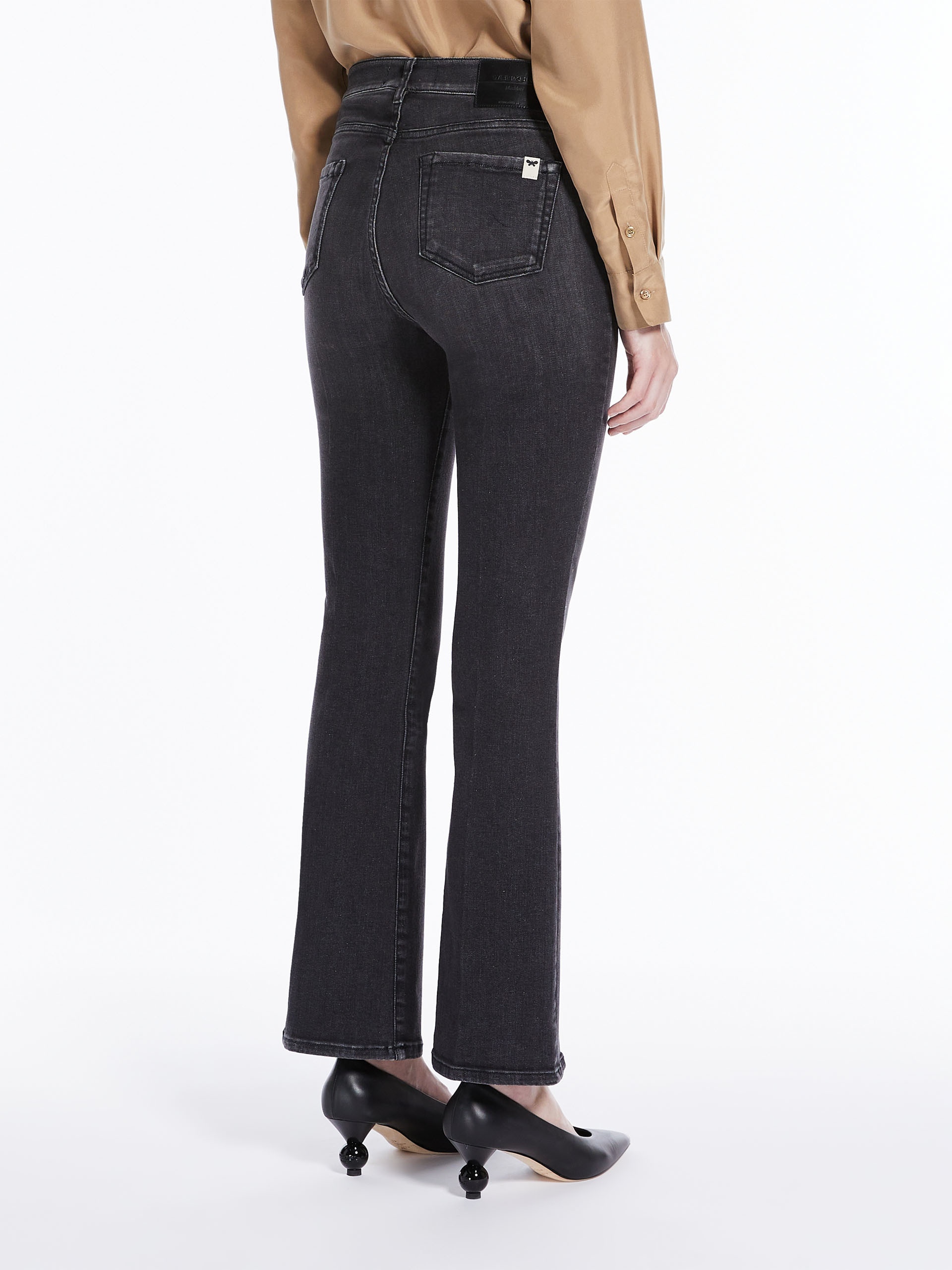 VAIMY Flared cotton denim jeans - 4