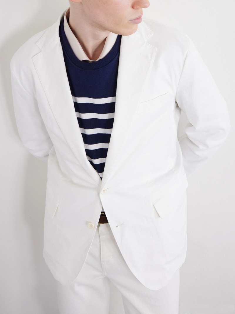 Cotton-Blend Blazer 5