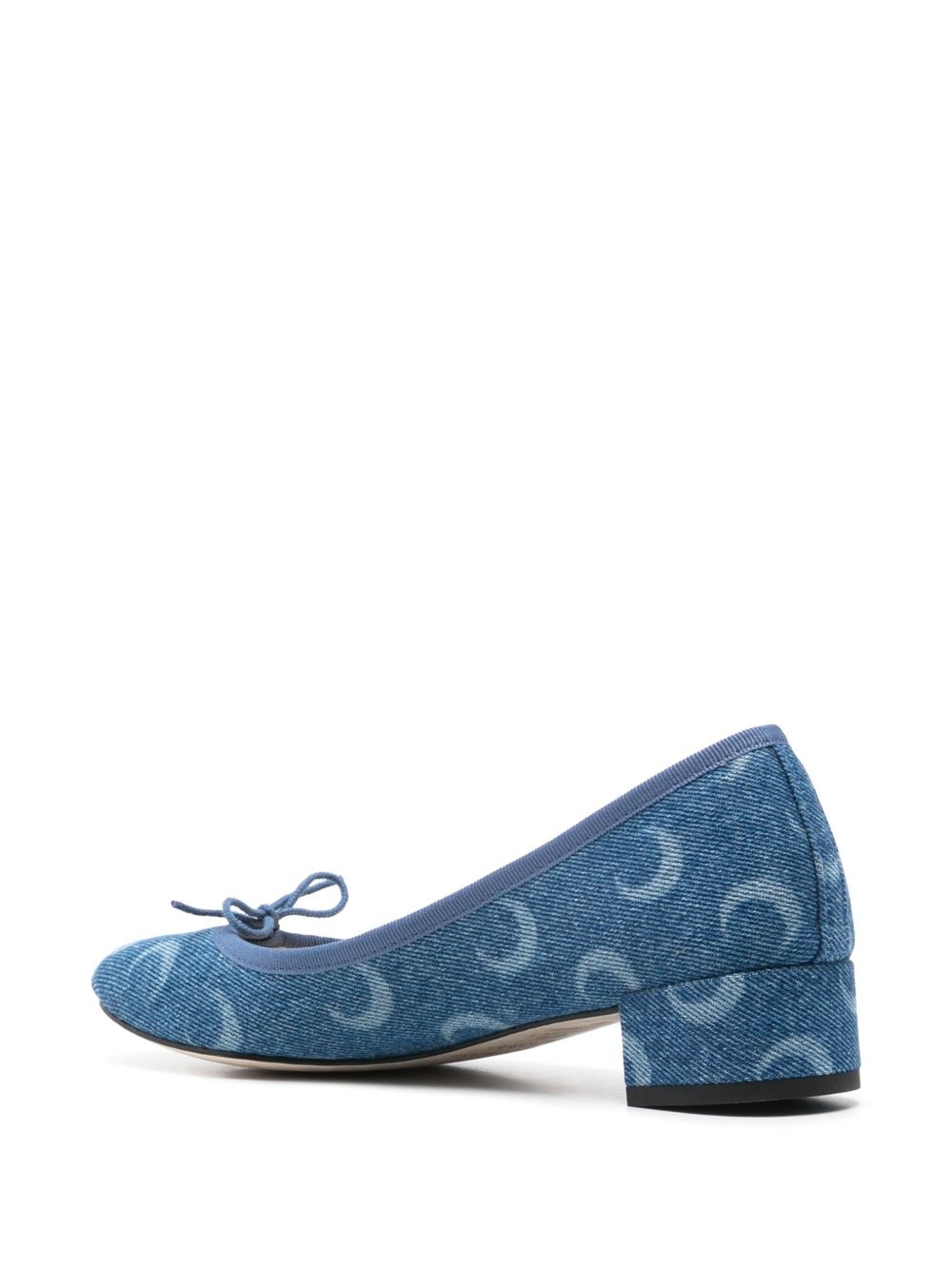 x Camille Repetto 30mm Moon-print pumps - 3