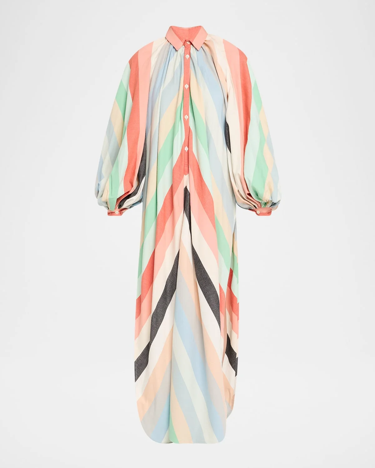 The Touareg Dress with Balloon Sleeves - 1