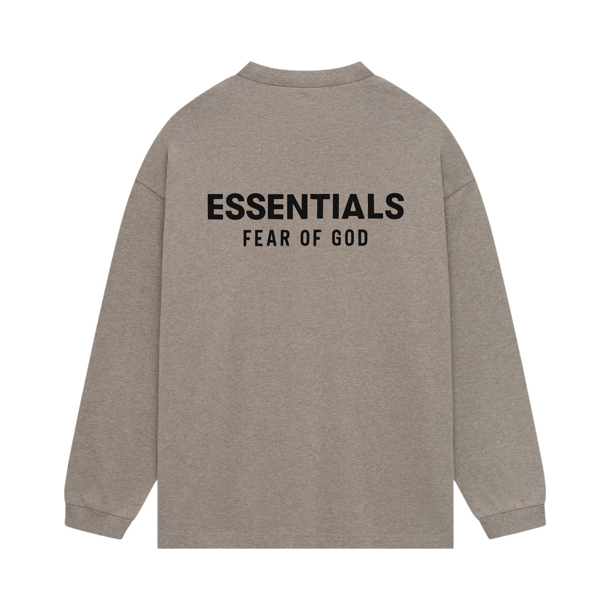 Fear of God Essentials Jersey Long-Sleeve Shirt 'Heather Grey' - 2