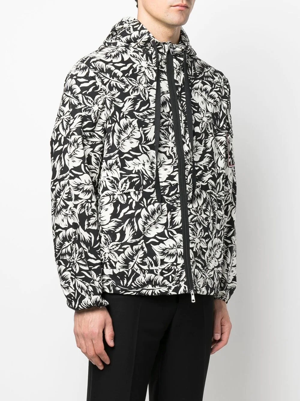 graphic-print hooded jacket - 3