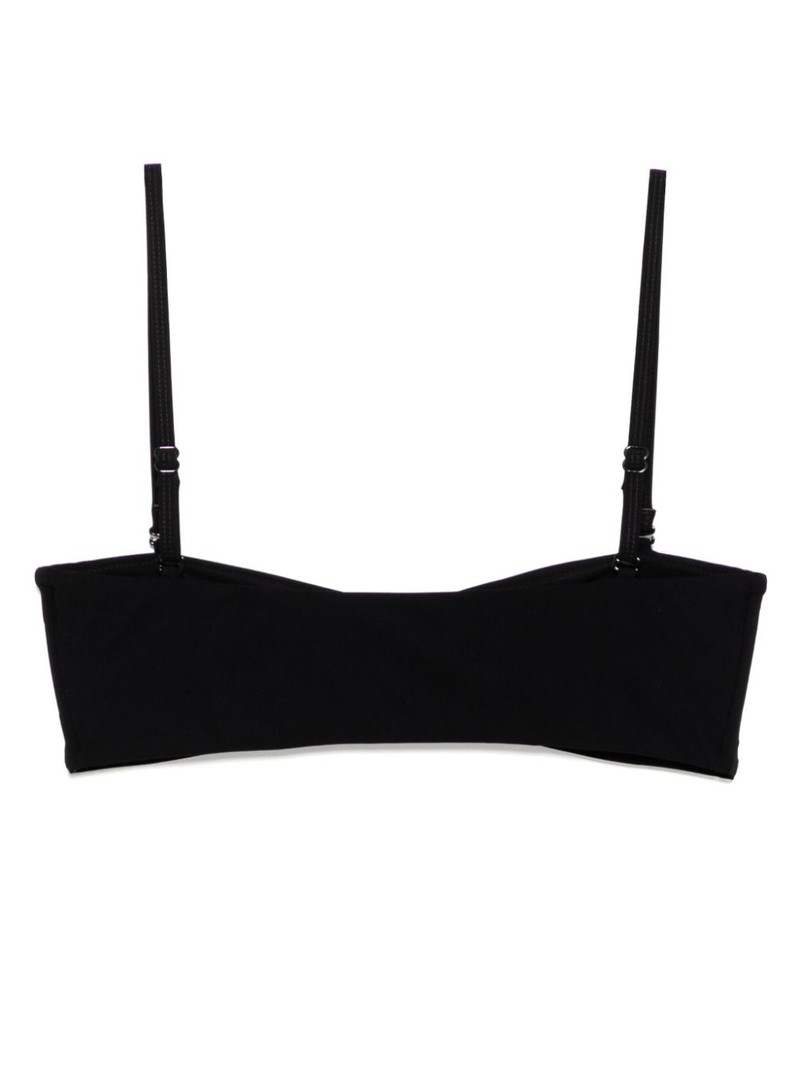 CHRISTOPHER ESBER ruched prong bandeau outlook