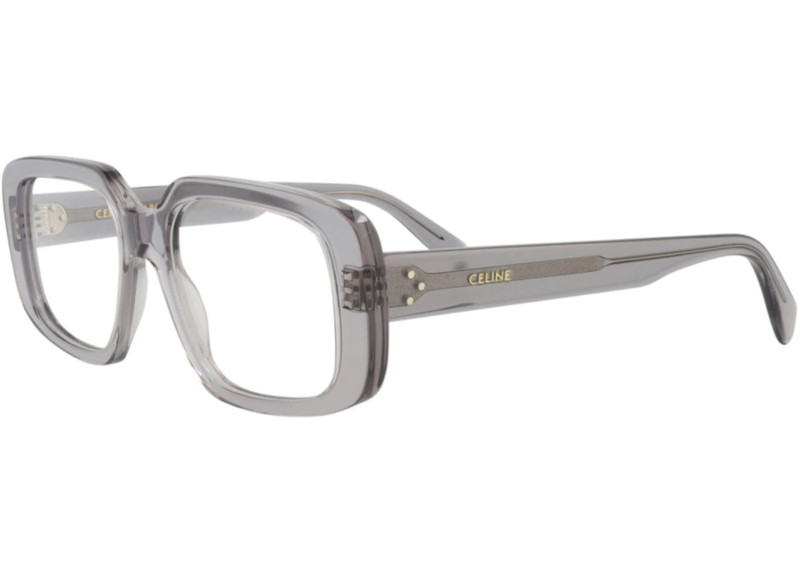 CELINE Celine Square-Frame Acetate Optical Frames Grey Grey Transparent (CL50143I-54-020) outlook
